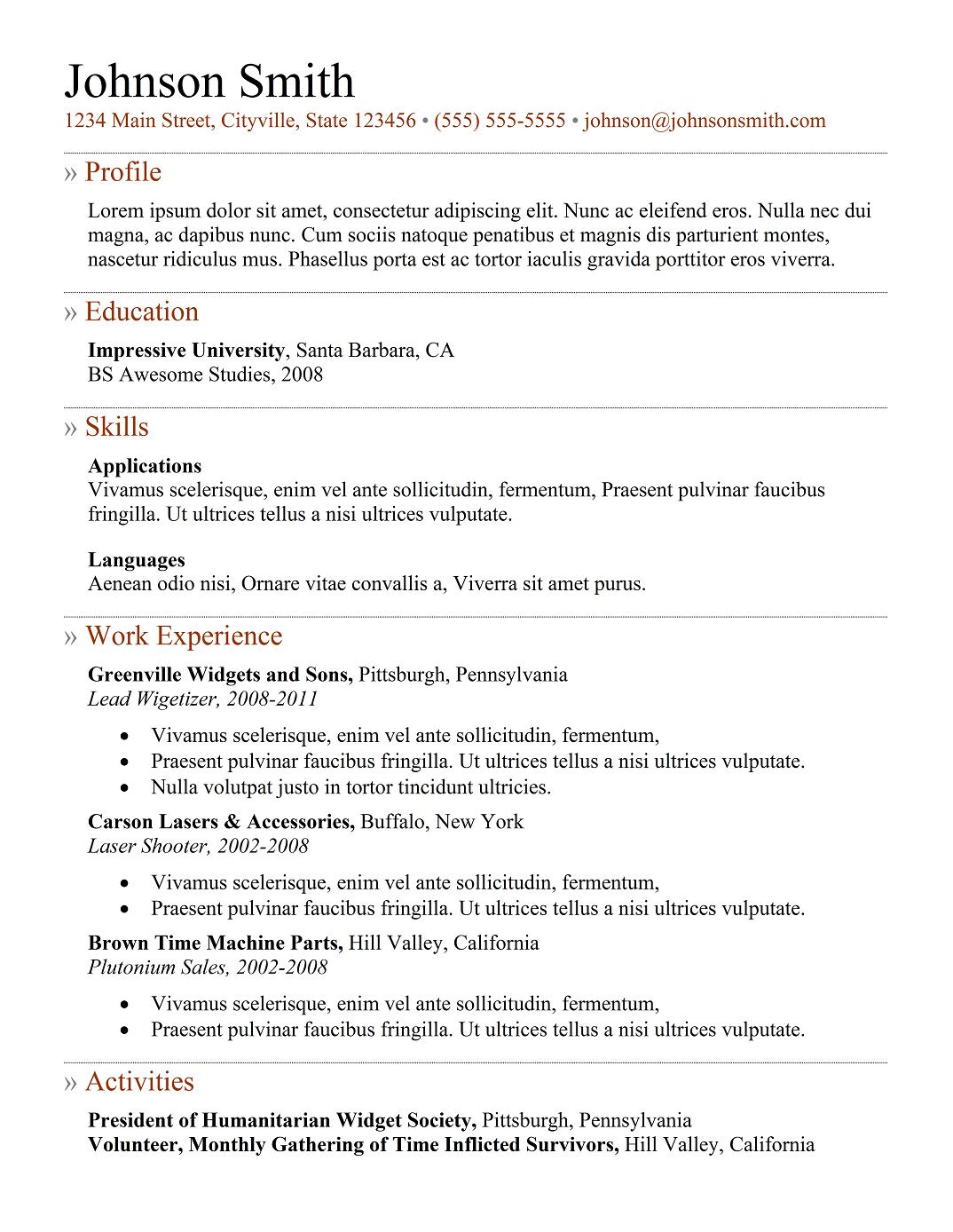 Sample resume for school security officer